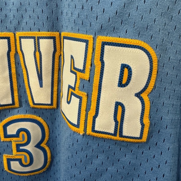 Vintage Denver Nuggets Allen Iverson NBA Basketball Jersey - Picture 4 of 9